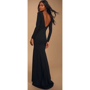 Sleeve Maxi Dress Gown 